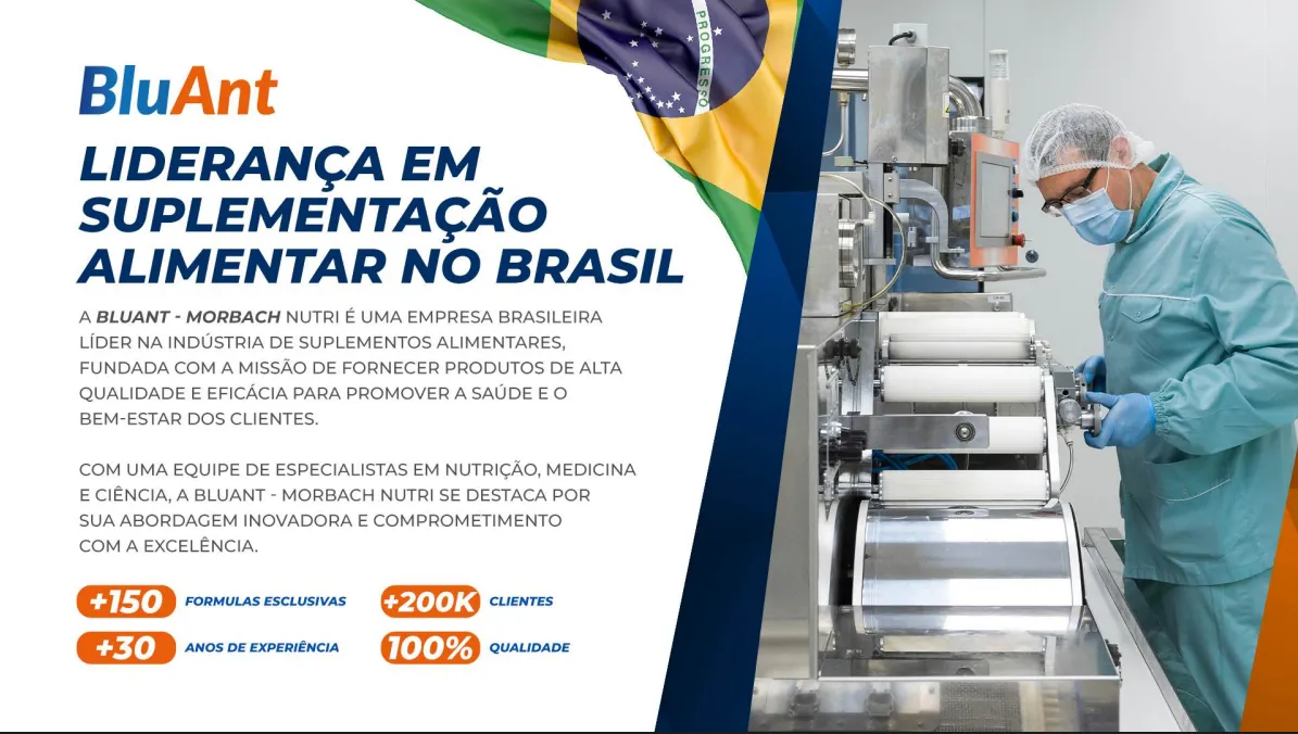 Liderança em Suplementação Alimentar no Brasil – Fábrica Morbach Nutri